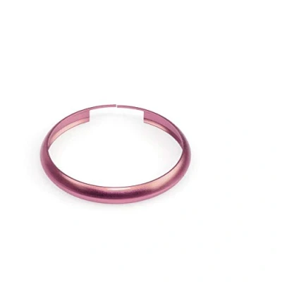Image of Oldbones Alumnium Smart Key Fob Ring Rim Trim Cover Replacement For R55 R56 R57 R58 R59 R60 In Pink