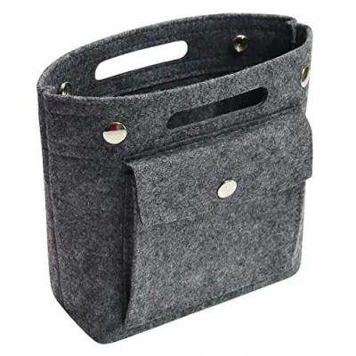 Image of Soyizom Felt Handbag Purse Organiser Liner Shaper Insert Bag In for Speedy Neverfull NeoNoe Noe BB,Dark gray