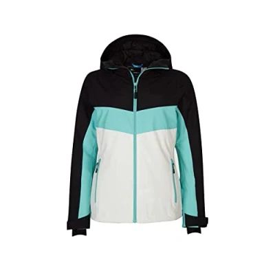 Image of O&#039;Neill Europe Women&#039;s Aplite Snow Jacket, Outdoor Sports Apparel, Black Out Colour Block, XS