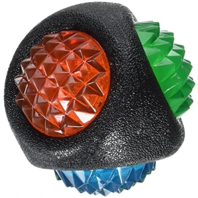 Image of MULTIPET (3 Pack) Ruff Enuff Diamond Light Up Ball Toy for Dogs