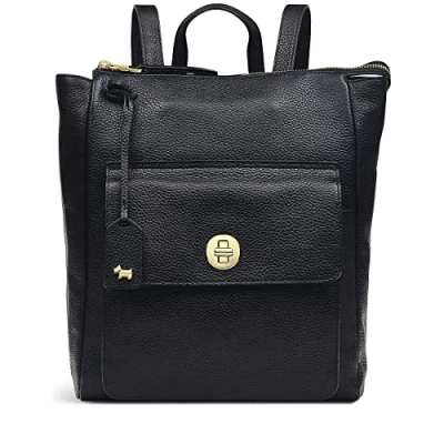 Image of RADLEY COLEBROOK MEDIUM ZIP TOP BACKPACK(BLACK)
