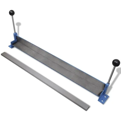 Image of vidaXL Manually Operated Steel Plate Folding Machine 760 mm