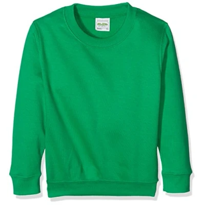 Image of AWDis Boy&#039;s Kids Sweatshirt , Green (Kelly Green), X Large