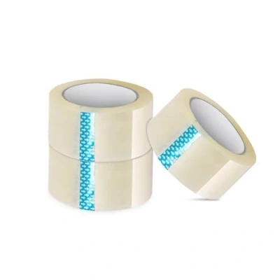 Image of ANSIO Packing Tape Parcel 3 Rolls (48mm x 60m) Clear for Boxes, Secure Sticky Sealing Packaging Moving House