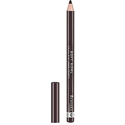 Image of Rimmel Soft Kohl Kajal Professional Eyeliner Pencil, Sable Brown, 1.2g