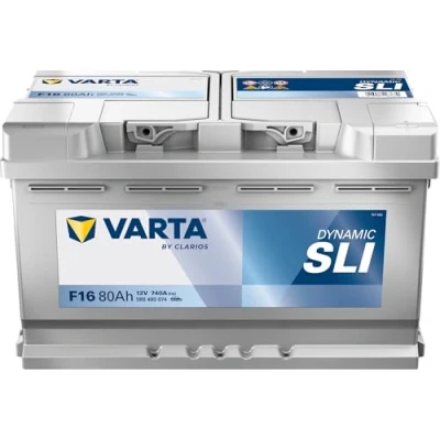 Image of Varta 580 400 074 F16 Dynamic Car Battery, Blue