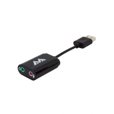 Image of AntLion External Stereo USB to 3.5mm Headphone/Mic Sound Card