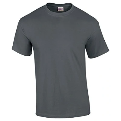 Image of Gildan Mens Heavy Cotton Short Sleeve T Shirt (XL) (Charcoal)