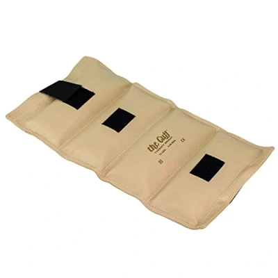 Image of CanDo Weight cuff wrist and ankle weights 6.8 kg, beige, 10 0217 alternative to dumbbells