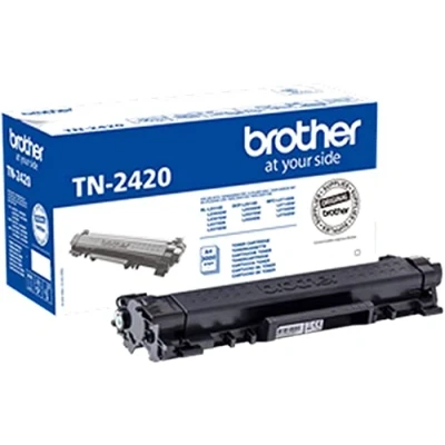 Image of Brother tn 2420 toner for dcp l2510/ 2530/2550 / hl l2375 high capacity black 3000 pag