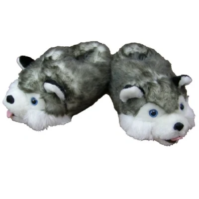 Image of éS Plüsch Hausschuhe Husky Größe S bis XL