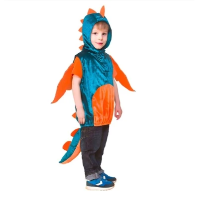 Image of Child/Kids Unisex Dinosaur Animal Tabard Fancy Dress Costume (One Size 3 5 years)
