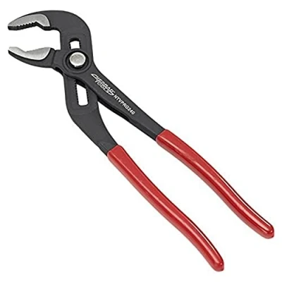 Image of Nerrad Tools NTVPRG240 Viper Grip Pump Pliers, Black/Red, 9 Inch