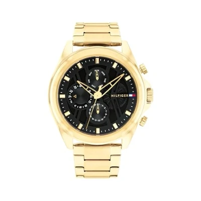 Image of Tommy Hilfiger Analogue Multifunction Quartz Watch for Men with Stainless Steel Bracelet or Leather Strap