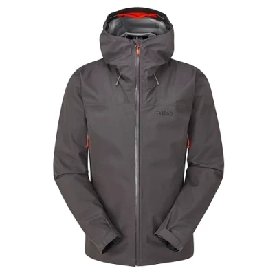 Image of Rab Men’s Namche GTX Jacket GORE TEX Waterproof Breathable Rain Coat for Trekking &amp; Casual Use Graphene Small