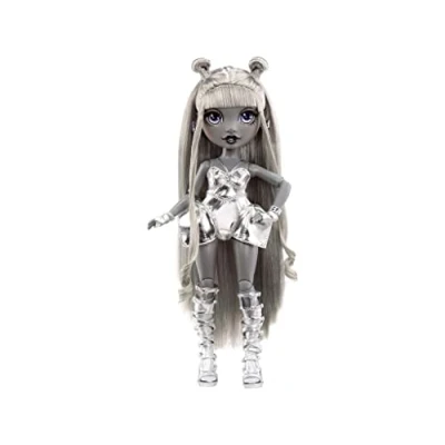 Image of Rainbow High Shadow Series LUNA MADISON Greyscale Fashion Doll With Beautiful Hair, Two Designer Outfits, &amp; Accessories Collectable For Kids Ages 6+