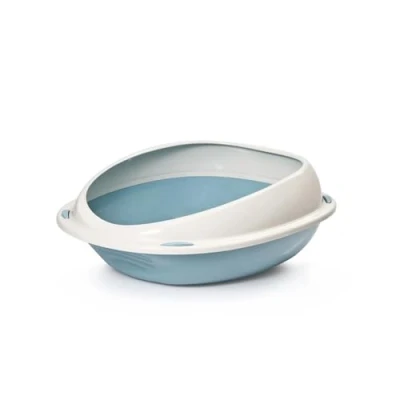 Image of Record Shuttle Basin Cat Litter Tray with Raised Edge High and Removable Material: Durable Plastic Assorted Colours Dimensions: 57 x 40 19h cm