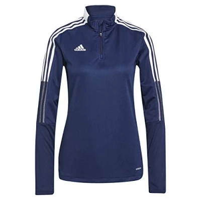 Image of Adidas GK9660 TIRO21 TR TOP W Sweatshirt Sport Team Navy Blue S