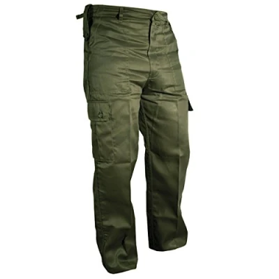 Image of Kombat UK Men&#039;s Combat Trousers, Green (Olive Green), 42