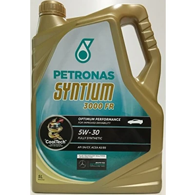 Image of Petronas Syntium 3000 FR 5W30 Engine Oil, 5 Litre Bottle.