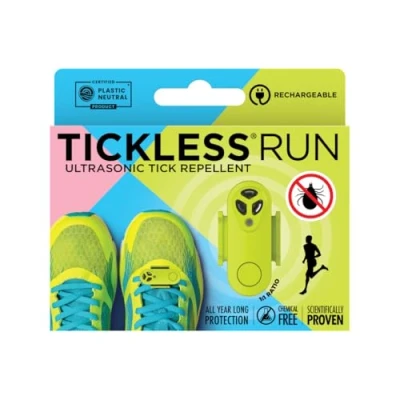 Image of Tickless Run Ultrasonic Tick Repeller for Runners All Ages Neon Yellow