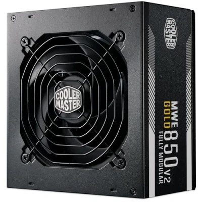 Image of Cooler Master MWE Gold 850 V2 ATX 3.1 Fully Modular PSU (UK Plug) Support, 80 PLUS 850W Power Supply, PCIe 5.1 Cabling, 120mm HDB Fan, High Temperature Threshold, 5 Year Warranty