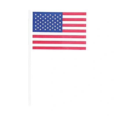 Image of (PKT) 4th July USA Flags Food Picks (120 pk)