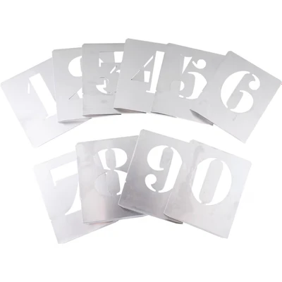 Image of Kennedy 50mm (Set of 10) Steel Stencil Figures