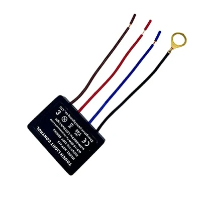 Image of Touch Lamp Control Module, 3 Way Sensor Dimmer, AC 1A/3A Repair Kit for Dimmable LED Incandescent Bulbs (3A)