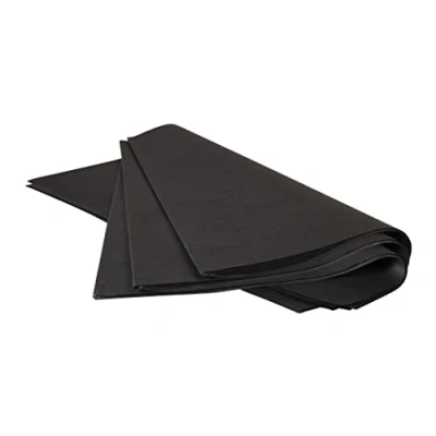 Image of Clairefontaine 393629C A Ream Of Black Tissue Paper 480 sheets Format: 50x75cm 18g Colour: Gift wrapping, decoration, creative hobbies, flower DIY