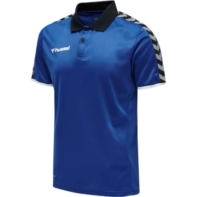 Image of hummel Hmlauthentic Functional Polo Men&#039;s Multisport Shirt with Beecool Technology True Blue