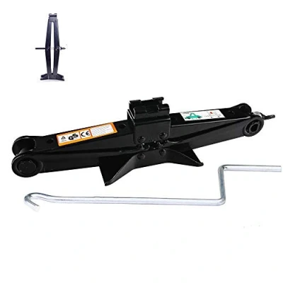 Image of DICN Auto Scissor Car Lift Jack Wind up Stabilizer Rustproof 2 Ton/ 14 Inch, for Mercedes Benz A Class C E S SLK CL