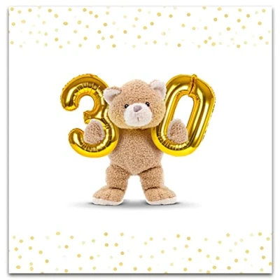 Image of 30th Birthday Card, Greeting Happy Cards, Age 30 Milestone Multi, One Size, SSWL004