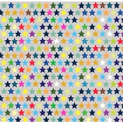 Image of Glick Luxury Flat Wrap, Three Sheets of Elegant Birthday Wrapping Paper for Him, Male Gift Presents Multicoloured Wrap Stars Men