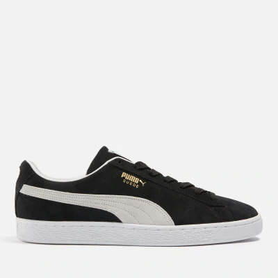 Image of Puma Classic XXI Trainers, Size: 4, Black/white Suede