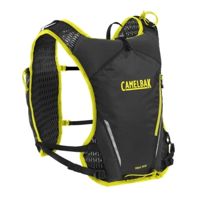 Image of Camelbak Trail Run Vest 34oz Unisex One Size Black Lightweight Hydration Pack for Runners