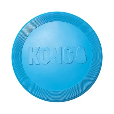 Image of KONG Puppy Flyer Teething Rubber, Flying Disc Dog Toy For Small Puppies (Assorted Colours)