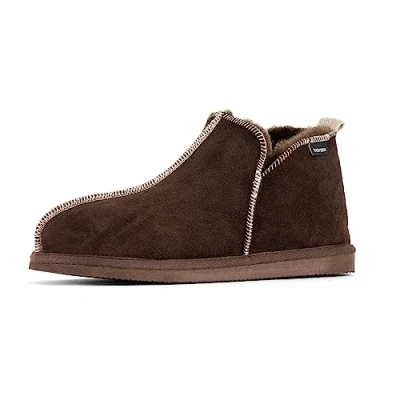 Image of Shepherd Luxury Sheepskin Slippers Andy Moro Brown 11.5 UK