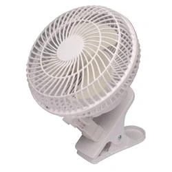 Image of Q Connect 6 Inch/152mm Clip On Portable Fan White KF00401
