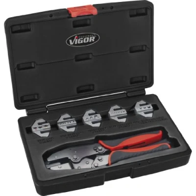 Image of VIGOR V2499 Crimping Pliers Set Multi Colour