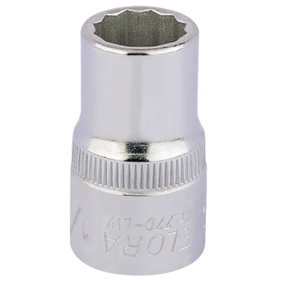 Image of Elora Whitworth Bi Hexagon Socket, 1/2&quot; Sq. Dr., 1/4&quot;