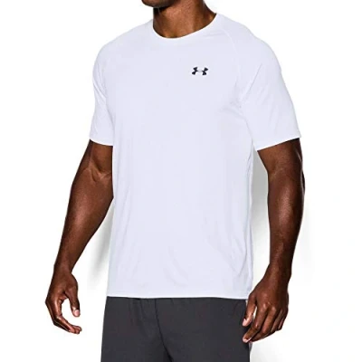 Image of Under Armour Tech Short Sleeve Running T Shirt SS18 Medium White