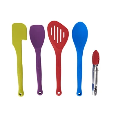 Image of Colourworks 5 Piece Silicone Utensils Set