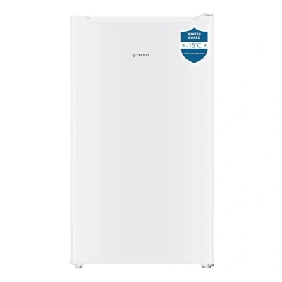 Image of Teknix UC48F2W Freestanding Undercounter Freezer 48cm Width / 60 Litre Capacity Reversible Door 3 Large Compartments 4 Star Rating White