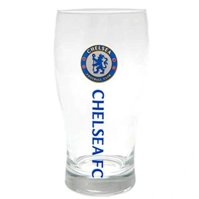 Image of Official Premier League Chelsea Football Crest Pint Glass