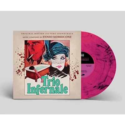 Image of Ennio Morricone Trio Infernale RSD 2022 Acid Magenta Marble vinyl Sealed UK LP RBL082