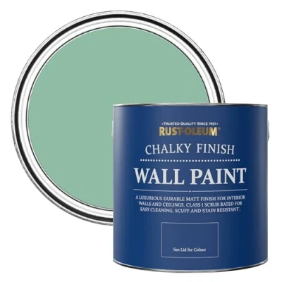Image of Rust Oleum Green Matt Emulsion Wall Paint Wanderlust 2.5L