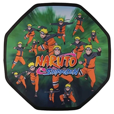 Image of Konix Official Naruto Office Chair Floor Protector Mat Heavy Duty Non Slip Gaming Multicloning Design Kage Bunshin no Jutsu