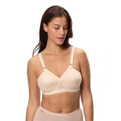 Image of Playtex Bra Woman Cross Your Heart Non Wire x1, Beige, 38B