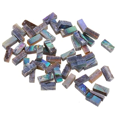 Image of Musiclily Pro Natural Paua Abalone Shell Guitar Binding Inlay Purfling Strips 1.6x1.3x4mm(Set of 100)